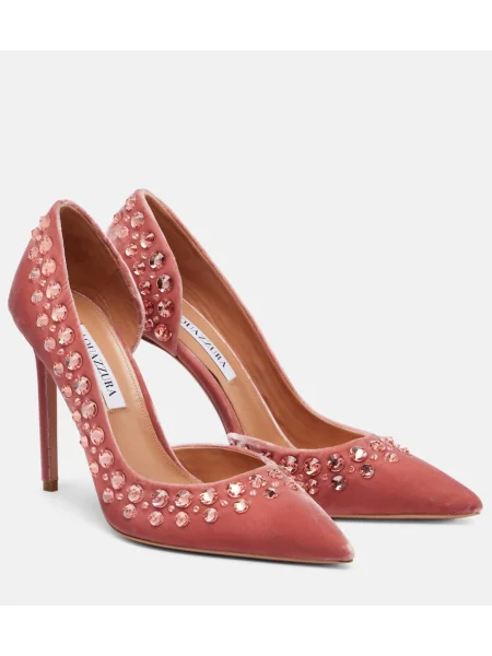 Pantofi cu toc Aquazzura roz