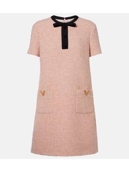 Rochie Valentino de lână roz