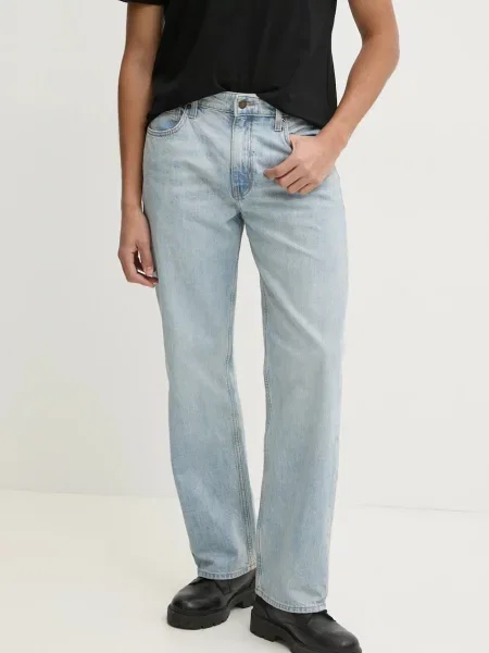 Guess Jeans Jeansy Relaxed Fit blau niebieskie