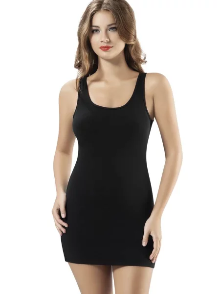 Женская майка однотонная из чорна