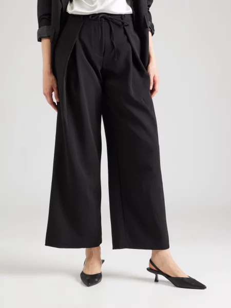 ABOUT YOU Pantaloni cutați Elora' negru