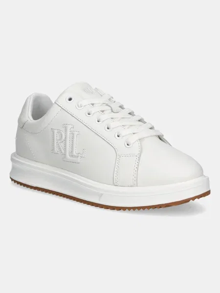 Lauren Ralph Lauren sneakers din piele Ainsley alb