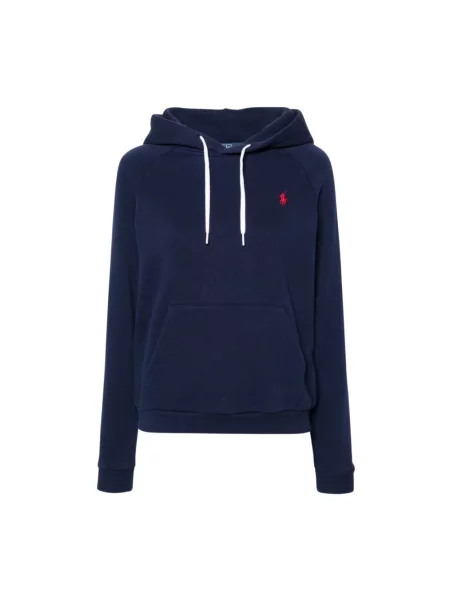 Lniana bluza Ralph Lauren niebieska