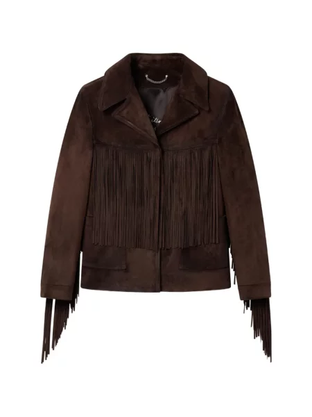 Ceruit geanta de piele Golden Goose maro