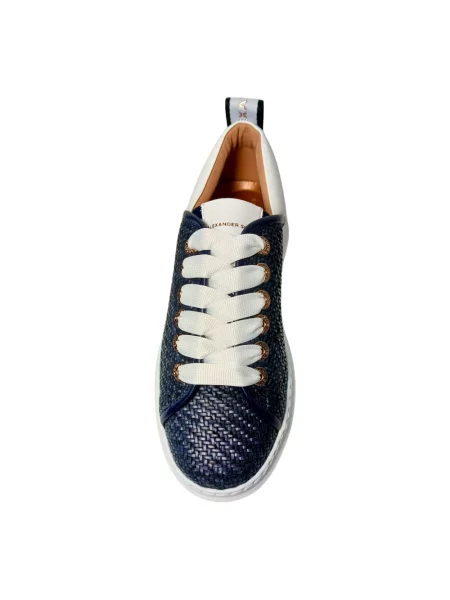 Sneakersy Alexander Smith skórzane niebieskie