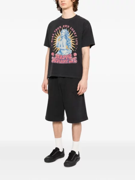 Tricou Melt cu imagine negru