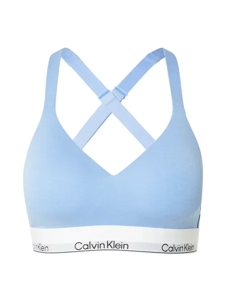Calvin Klein Underwear Sutien albastru deschis / negru alb