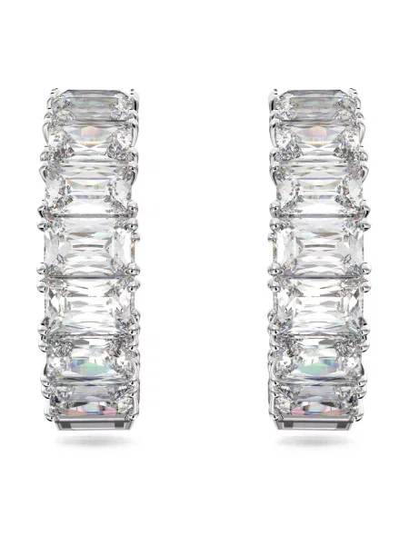Swarovski kolczyki szare