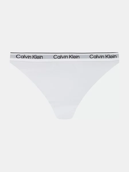 Calvin Klein Underwear nohavičky detské s elastanom biela