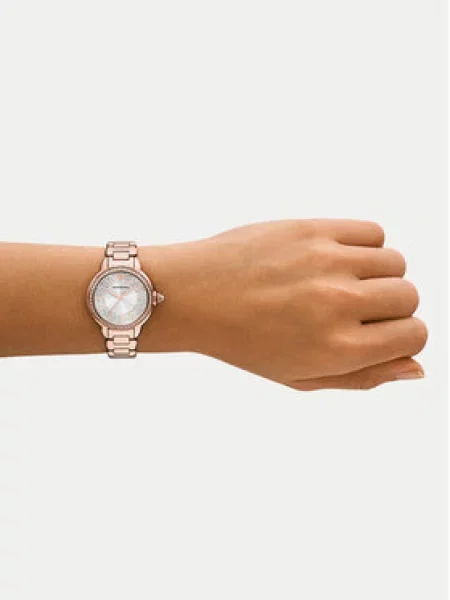 Emporio Armani Hodinky Mia zlato růžové