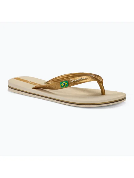 Дамски джапанки Ipanema Clas Brasil II AD beige/gold бежово