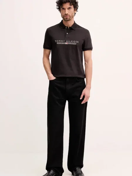 Tommy Hilfiger Πόλο μαύρο