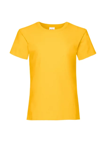 Tricou copii Fruit Of The Loom galben