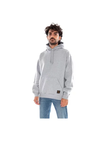 Bluza z kapturem o kroju relaxed fit z czystej bawełny Levi's szara