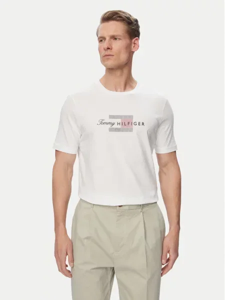 Тениска Tommy Hilfiger бяло