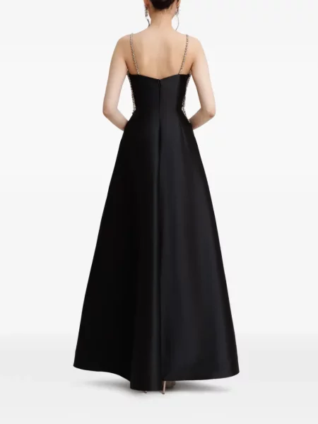 Rochie maxi Gemy Maalouf cu mărgele negru