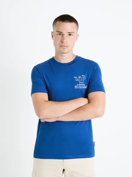 Tricou Celio albastru