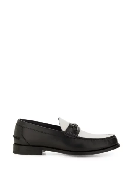 Pantofi loafer Versace din piele negru