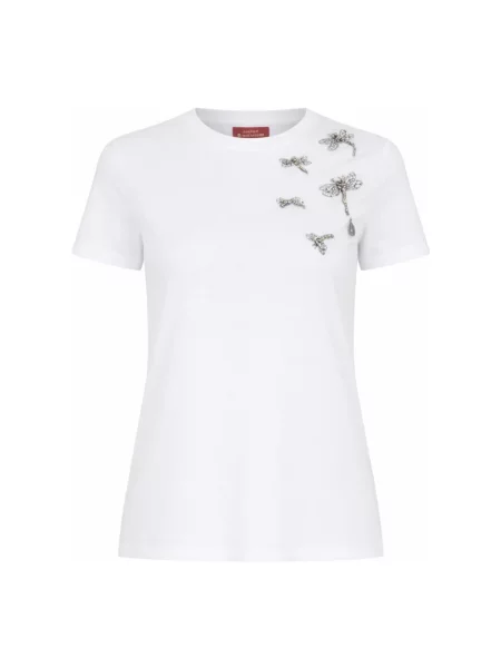 Koszulka Max Mara Studio biała