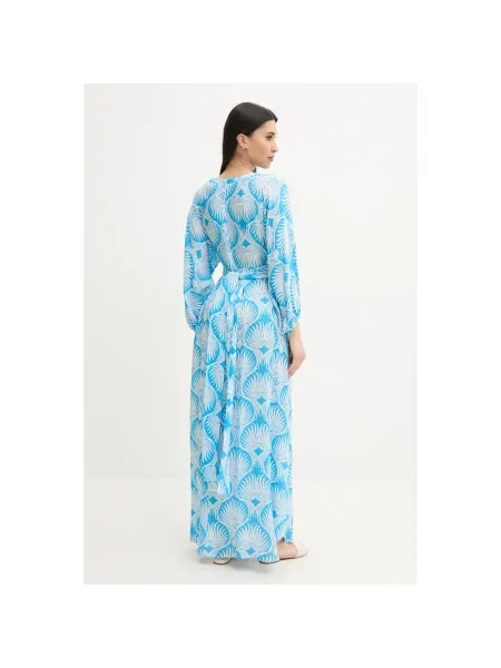 Sukienka maxi Melissa Odabash niebieska