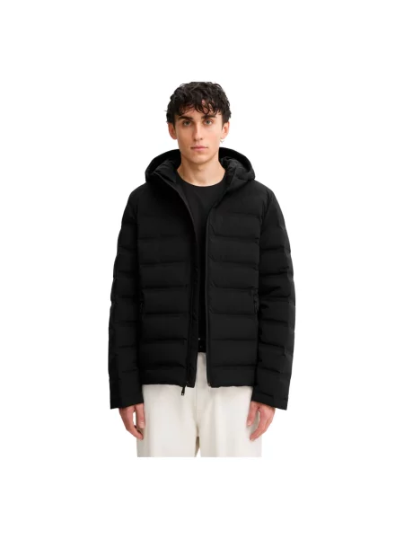 Calvin Klein Kurtki Mężczyzna S Pikowana Kurtka Zimowa czarny