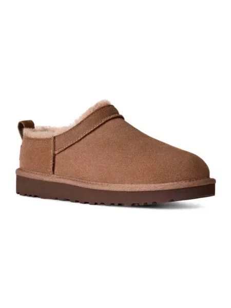 Pantofi Ugg din piele clasici maro