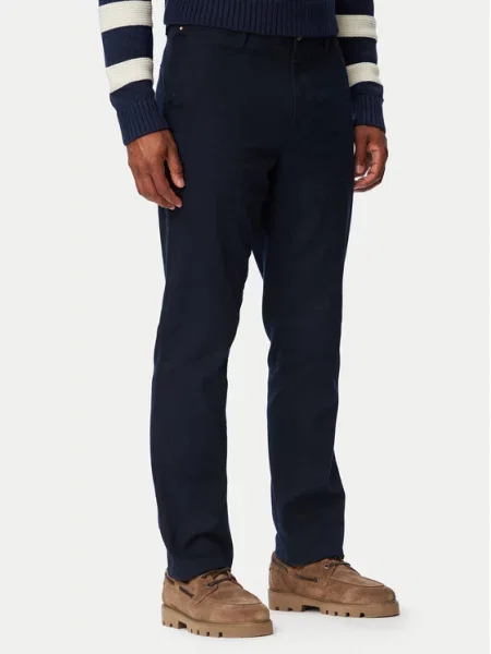 Tommy Hilfiger Chino hlače Denton Mornarsko modra