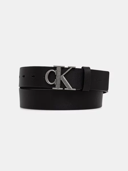 Calvin Klein remen za muškarce kožni crna