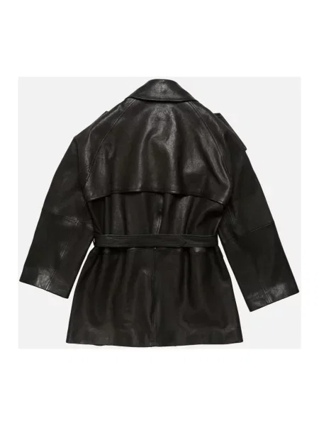 Kurtka skórzana Acne Studios czarna