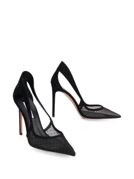 Pantofi cu toc Aquazzura din piele de căprioară negru
