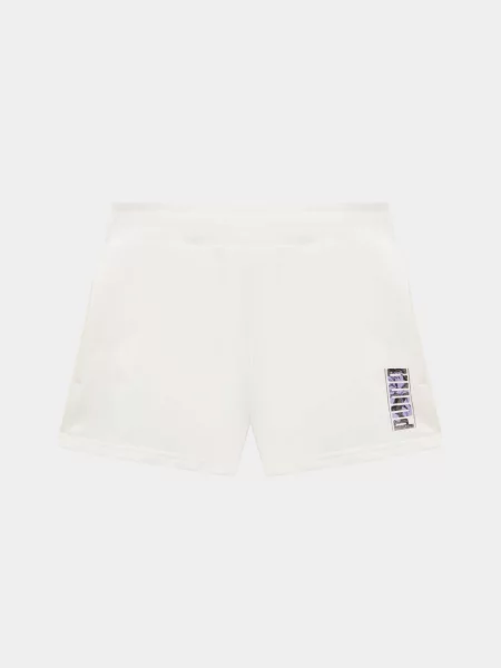 Повсякденні шорти PUMA Sweat A-line Shorts комбінований верх білий