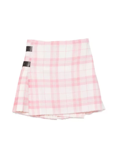 Spódnica mini Vivienne Westwood wełniana różowa