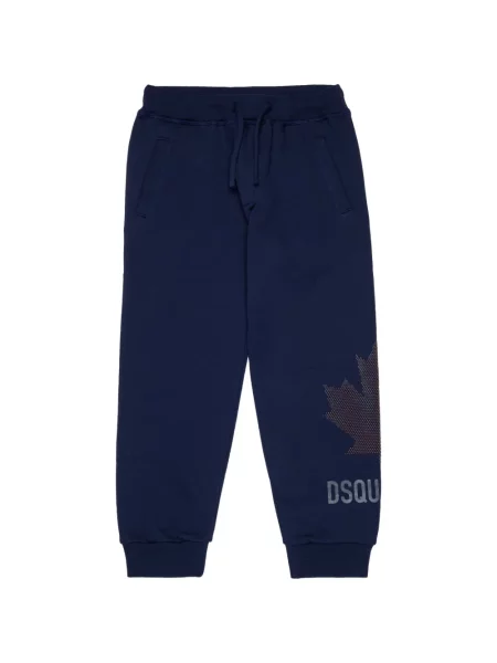 Spodnie dziecięce Dsquared2 niebieskie
