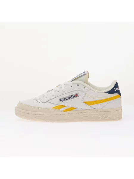 Sneakers Reebok Club C Revenge Ftwr White/ Always Yellow/ Batik Blue EUR 42 alb