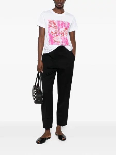 Tricou Givenchy cu imagine alb