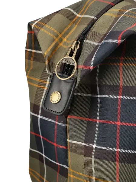 Geantă Barbour în carouri negru