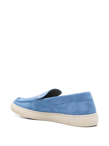 Pantofi loafer Paul Smith din piele de căprioară albastru