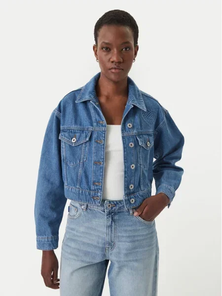 HUGO Jeans jakna Galatea modra