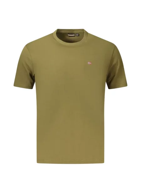 Tricou Napapijri cu autograf verde