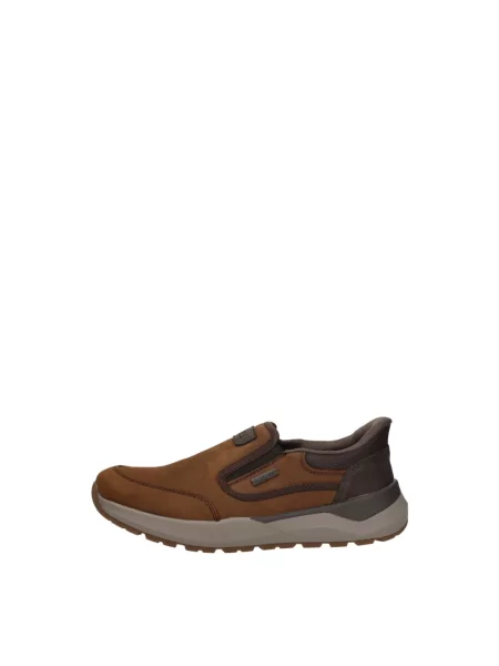 Sneakersy Rieker skórzane brązowe