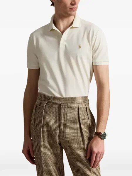 Șosete Polo Ralph Lauren cu model herringbone cu broderie plasă albastru