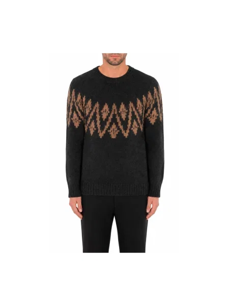 Sweter Dondup wełniany szary