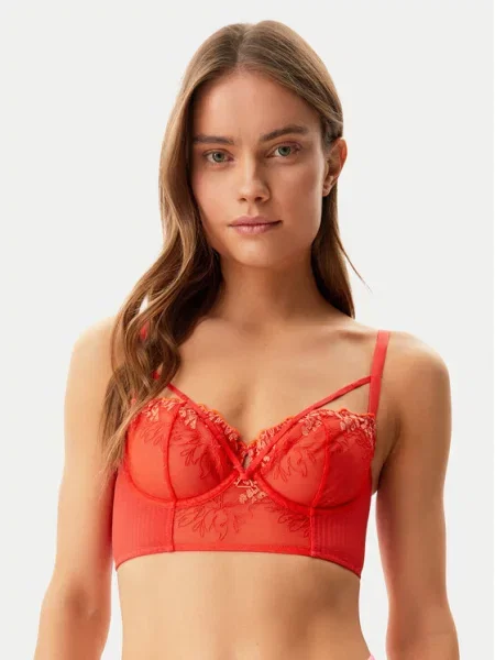 Nedrček s kostjo Chantelle rdeča