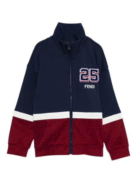 Bluza rozpinana dziecięca Fendi niebieska
