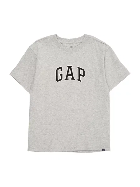GAP Tricou gri / negru alb