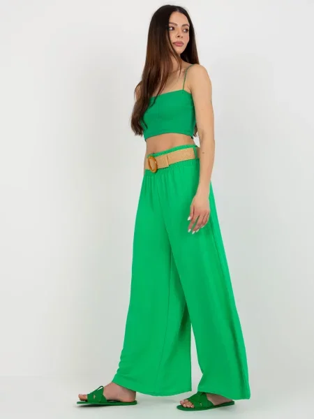 Spodnie Italy Moda zielone