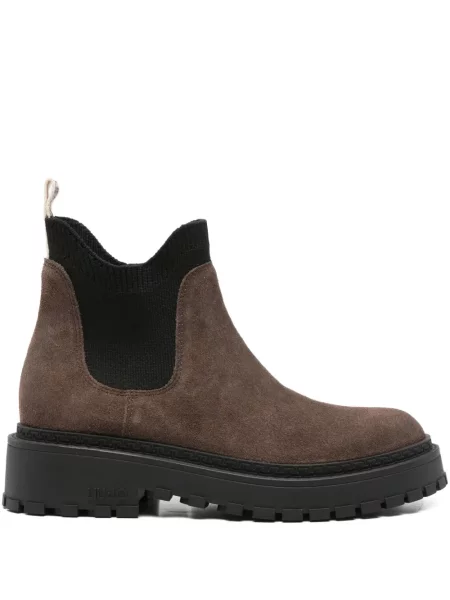 Botine Liu Jo din piele de căprioară maro