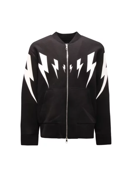Bluza rozpinana Neil Barrett w tygrysie prążki czarna