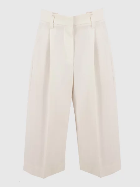 Бермуди з вовни Brunello Cucinelli бежеві