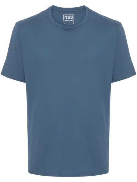 Tricou Fedeli scurt albastru